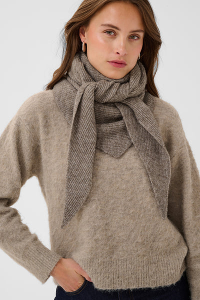 Alullu Saint Tropez Scarf - Iron Melange / Brown