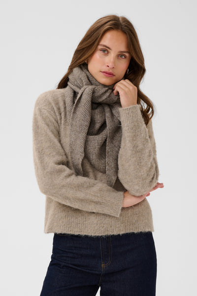 Alullu Saint Tropez Scarf - Iron Melange / Brown