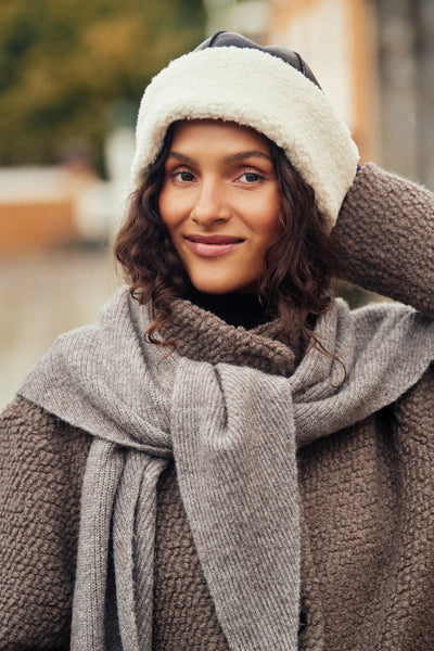 Alullu Saint Tropez Scarf - Iron Melange / Brown