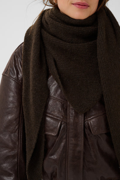 Alullu Saint Tropez Scarf - Chocolate Brown Melange