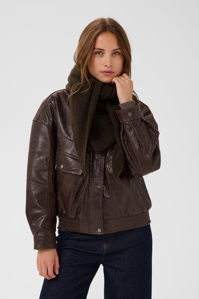 Alullu Saint Tropez Scarf - Chocolate Brown Melange