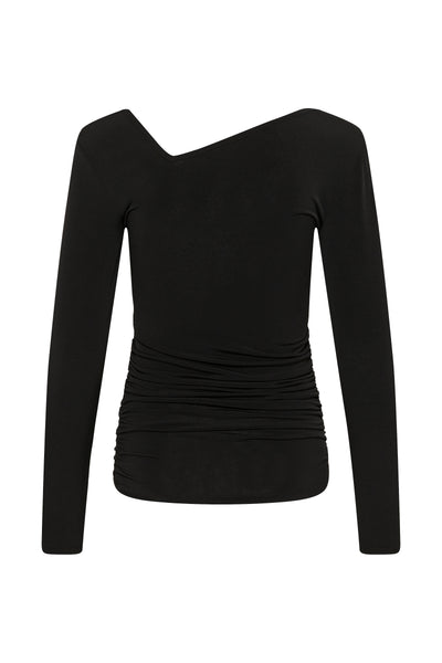 Tafia Saint Tropez Blouse- Black