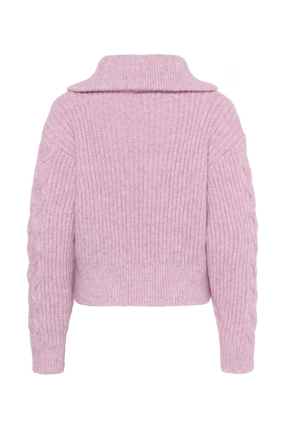 Talma SZ Pullover - Mauve Mist Melange / Pink