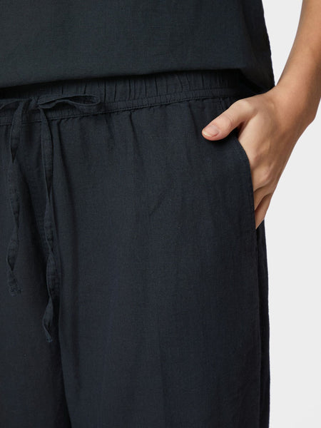 Neo Noir Sonar Linen hörbuxur  navy