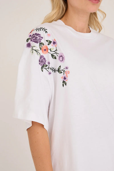 Best Fuschia Tee AV8112 - White/green