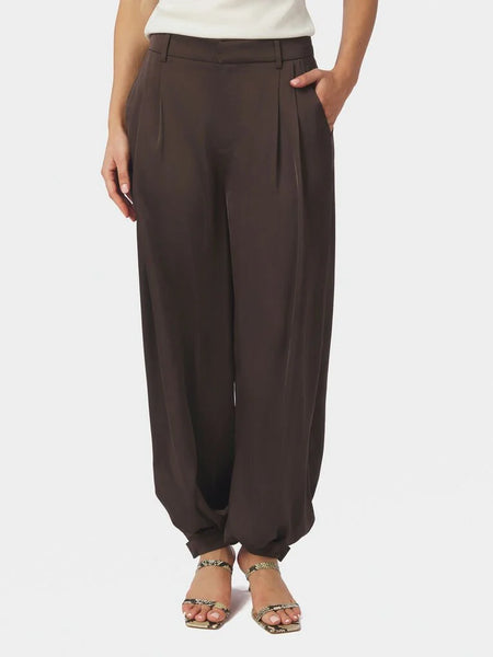Fayla drapy satin balloon pants