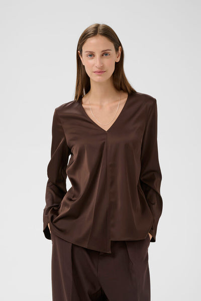 LAKEIW BLOUSE : Coffee Bean