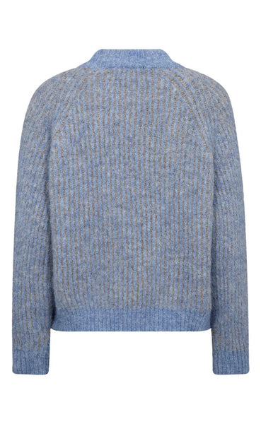 Senna knit pullover AV6017 - Blue/Sand