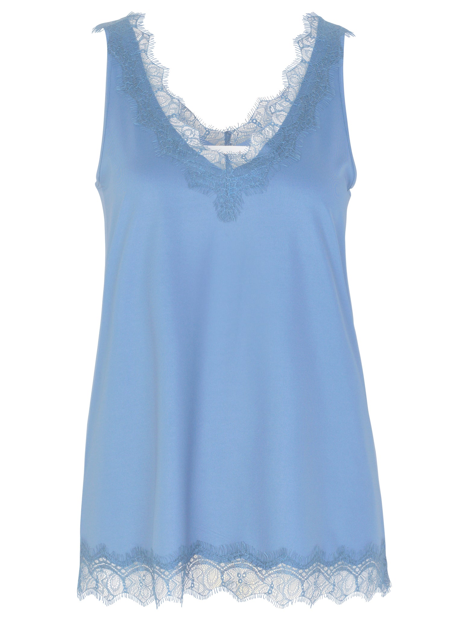 TOP WITH LACE, BLUE HEAVEN
