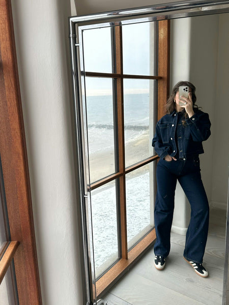 Simona D Pants Dark Blue