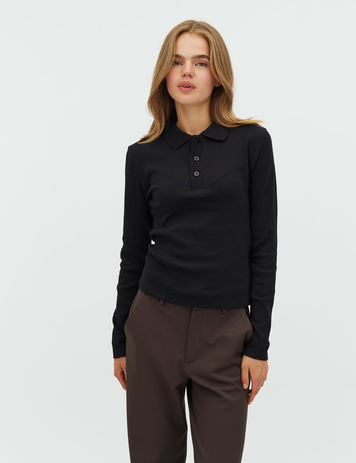 mbyM Polarani LS-M - Long-sleeved tops  Black