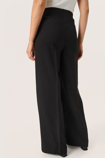 SLCorinne Wide Trousers Black