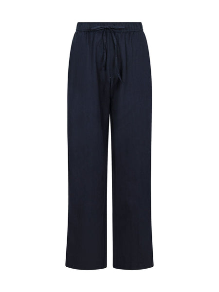 Neo Noir Sonar Linen hörbuxur  navy