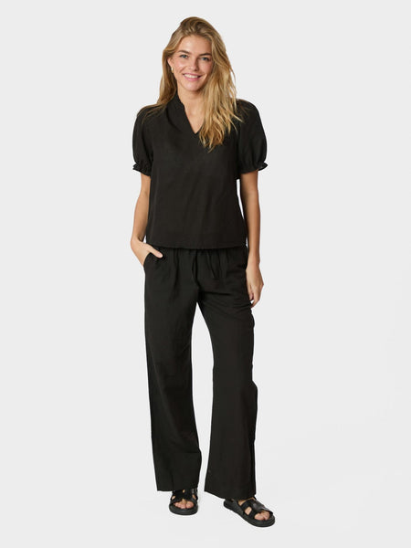 Neo Noir Sonar Linen hörbuxur black