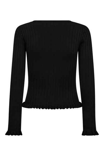 Fabi knit blouse AV8219 - Black