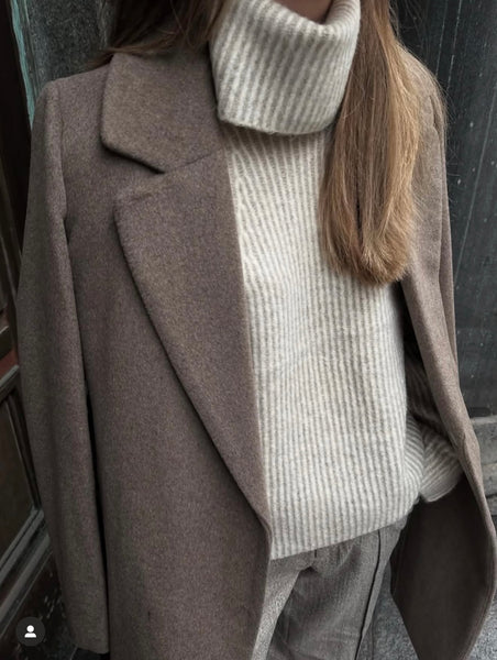 Kemina-M Turtleneck Sweater - Grey