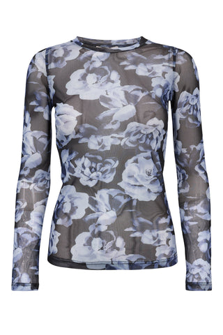 Silka blouse - Black/Blue