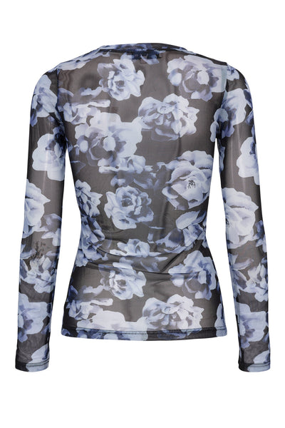 Silka blouse - Black/Blue