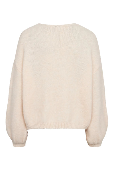 Inge V-neck Knit - Off White