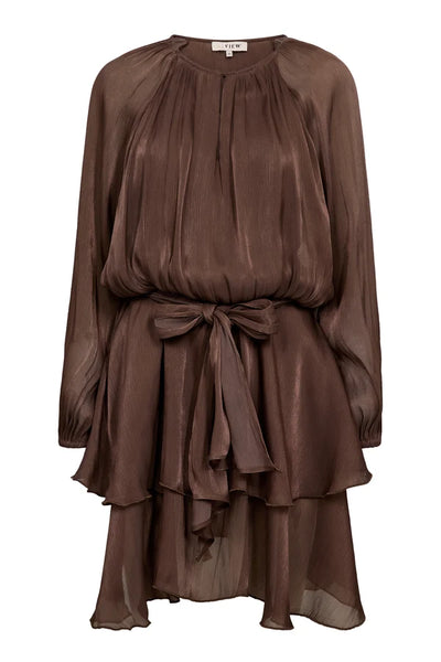 Ovena Dress - Dark Brown