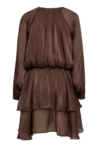 Ovena Dress - Dark Brown