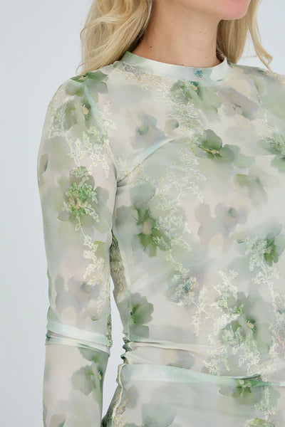 Silke blouse AV8045 - Dusty green