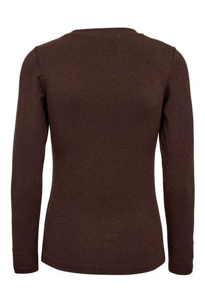 Vogue L/S blouse AV8315 - Brown