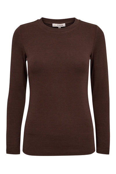 Vogue L/S blouse AV8315 - Brown