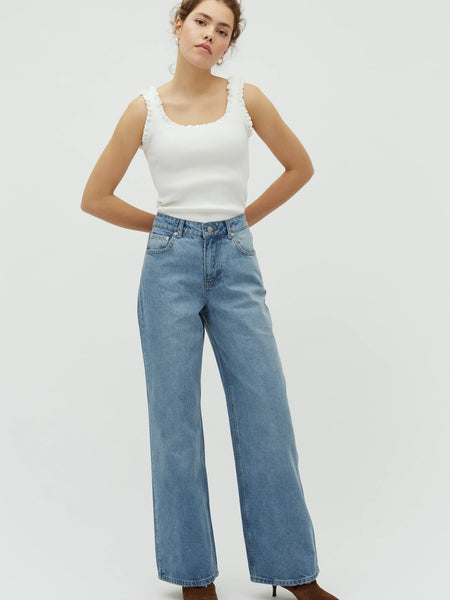 AMARILLO-M JEANS - LIGHT BLUE BRUSHING