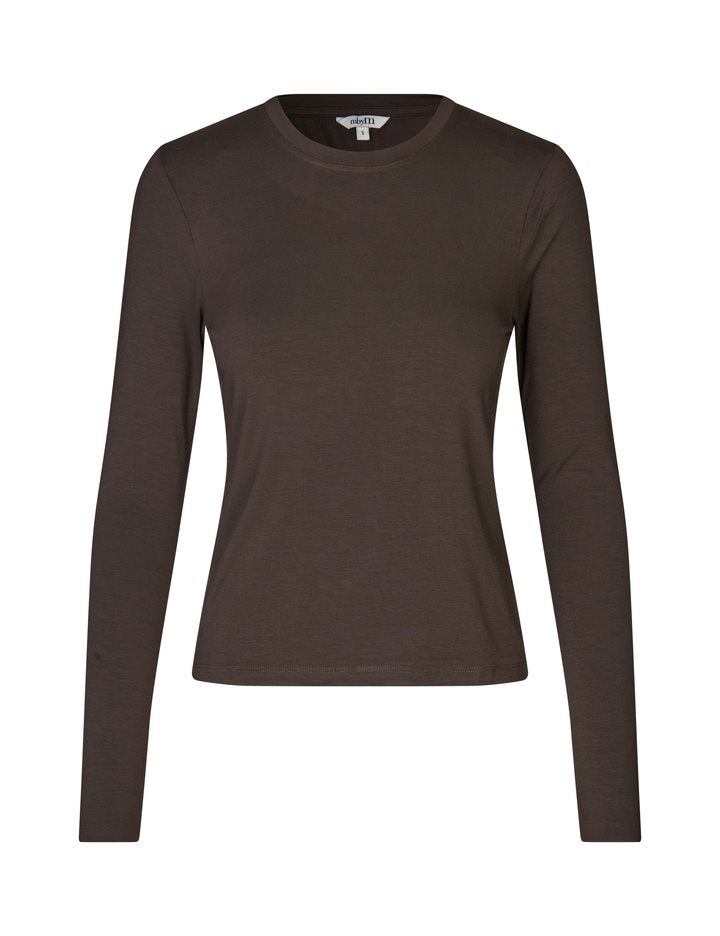 Christina-M Basic Top - Dark Brown