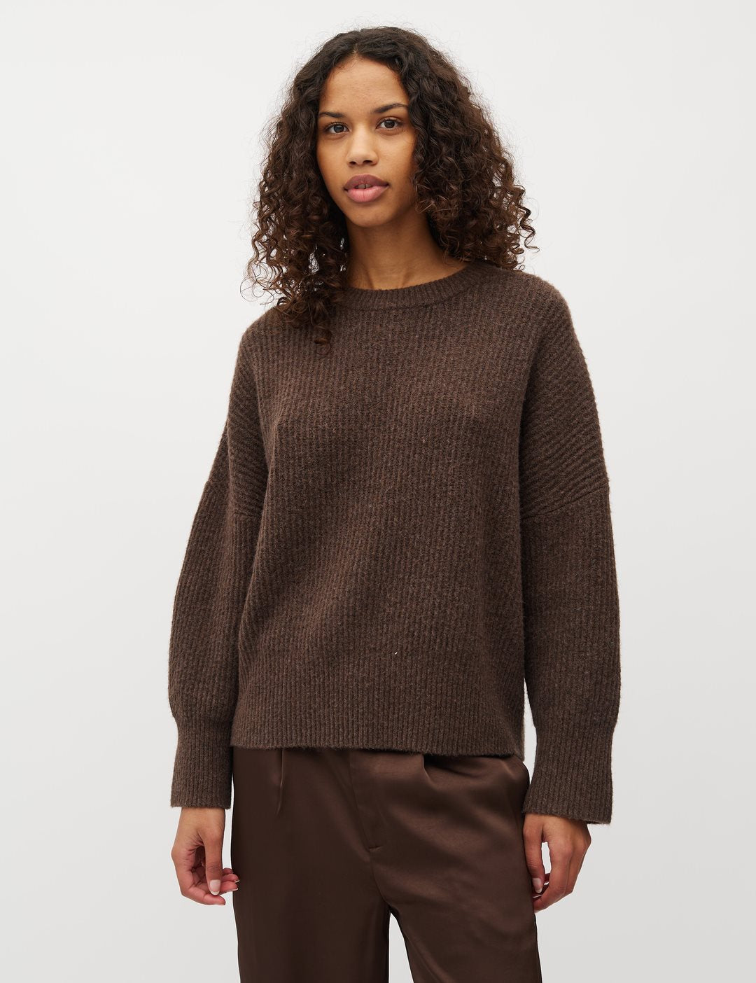 Gillian Shyla Knit Pullover - Brown