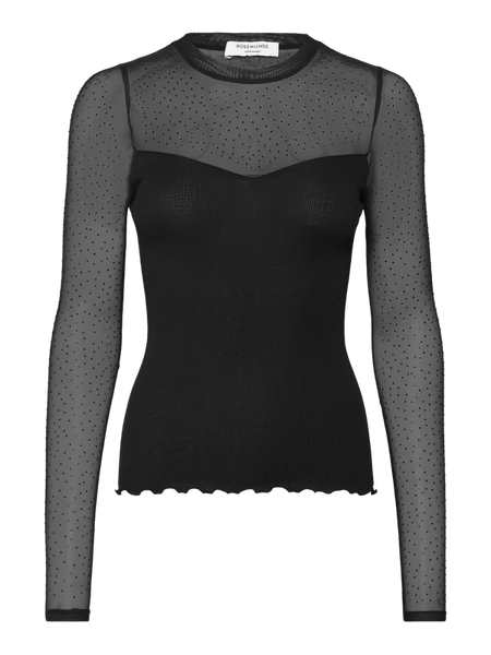 RWBernadine Organic LS Lace T-shirt