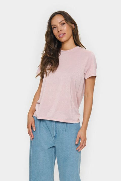 Haga Saint Tropez T-shirt - chalk pink
