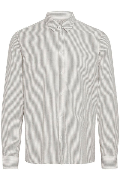 SOLID VAL SHIRT  Slate Black - Brown