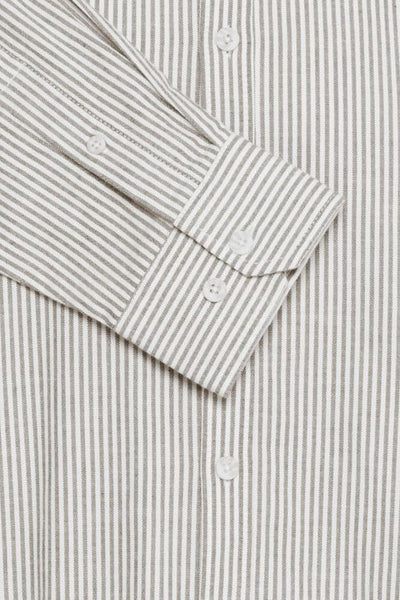 SOLID VAL SHIRT  Slate Black - Brown