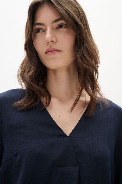 RindaIW Blouse - Marine Blue