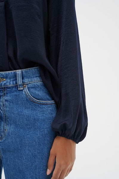 RindaIW Blouse - Marine Blue