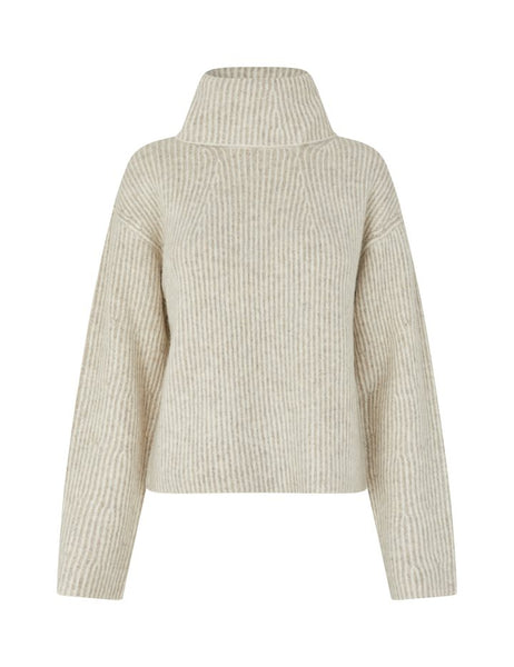 Kemina-M Turtleneck Sweater - Grey