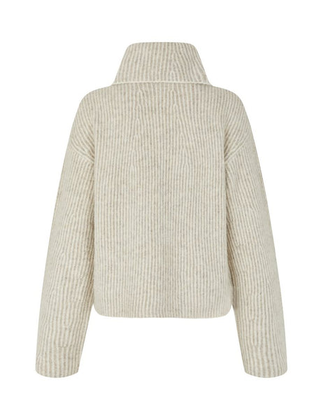 Kemina-M Turtleneck Sweater - Grey