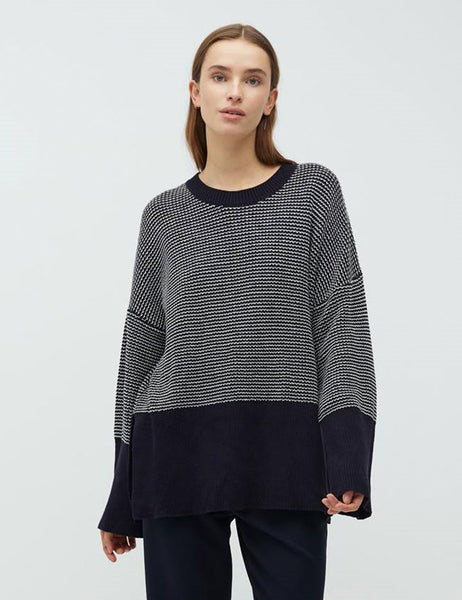 Rosso-M Knitted Sweater - Black