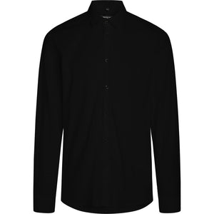 Pique Norman shirt -Black