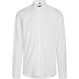 Pique Norman shirt - Optical white