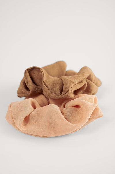 Basic Woven Scrunchies (2-pack)